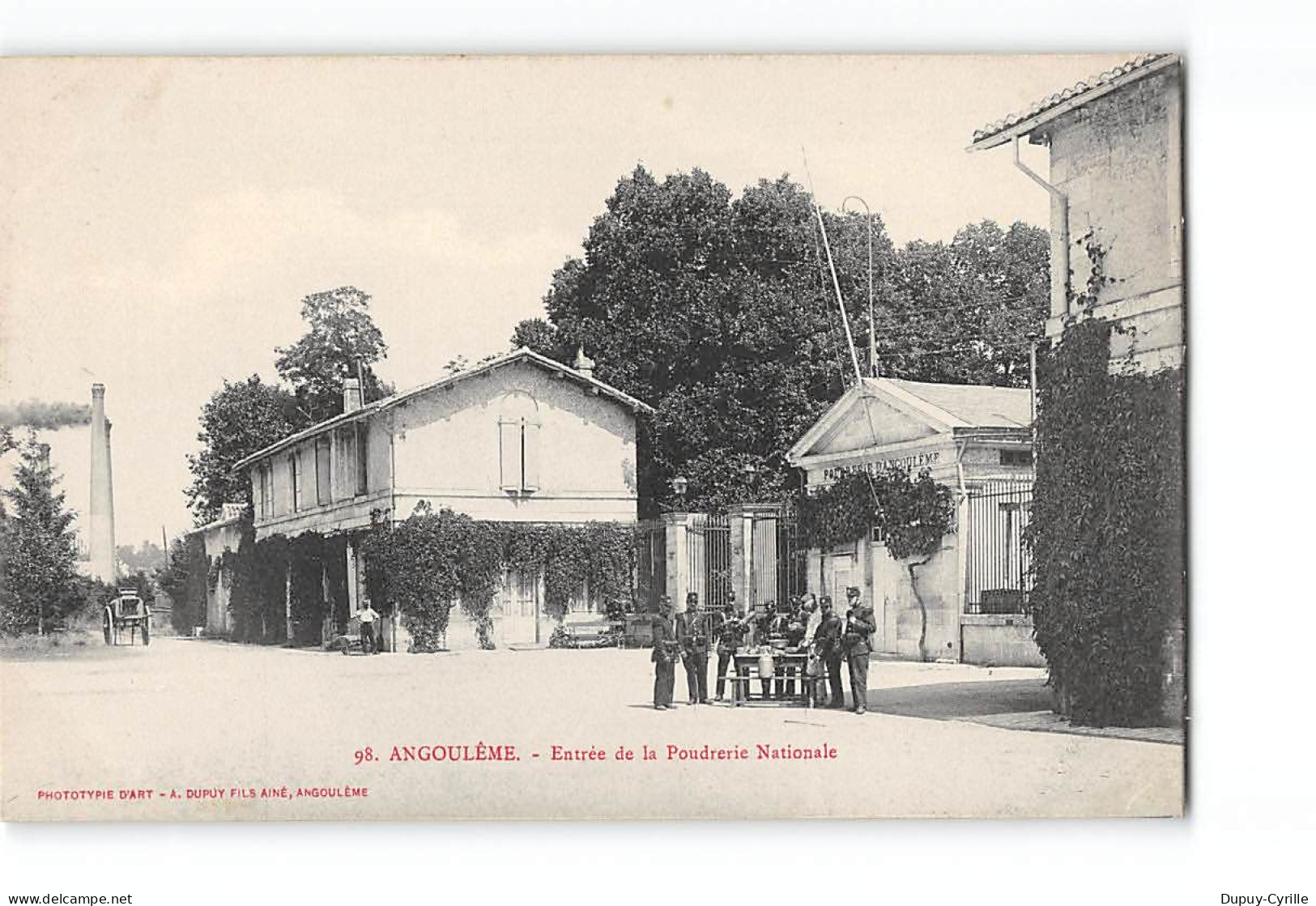 ANGOULEME - Entrée De La Poudrerie Natioanle - Très Bon état - Angouleme