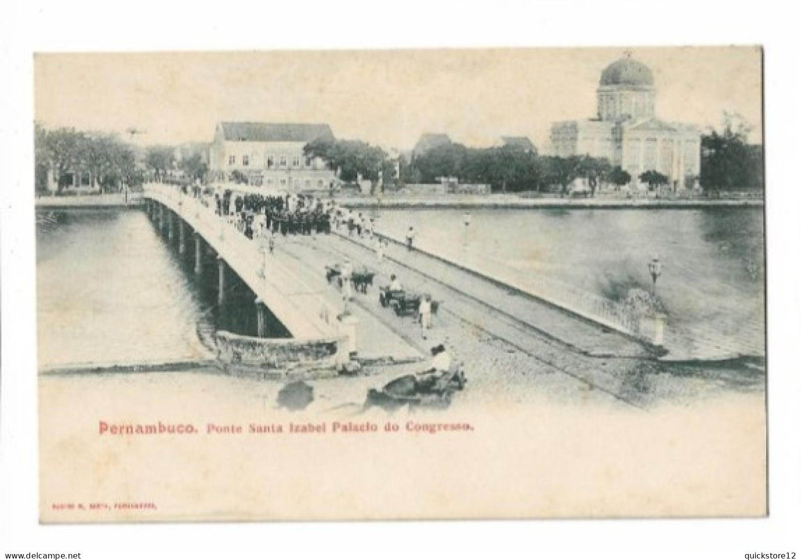 Pernambuco - Ponte Santa Izabel Palacio Do Congresso  - 7113 - Other