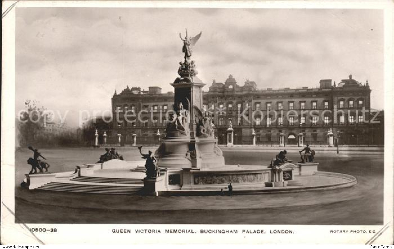 11793556 Foto Rotary Nr. 10500-38 Queen Victoria Memorial Buckingham Palace Lond - Sonstige & Ohne Zuordnung