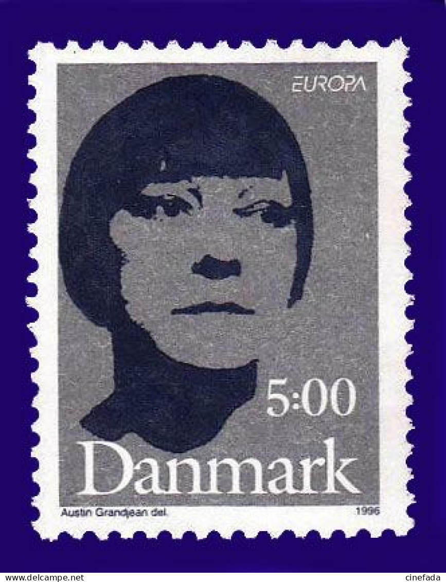 DANEMARK Asta Nielsen. Actrice Du Cinéma Muet. EUROPA YT 1129 Neuf **. 1996. Film, Movie. - Ungebraucht