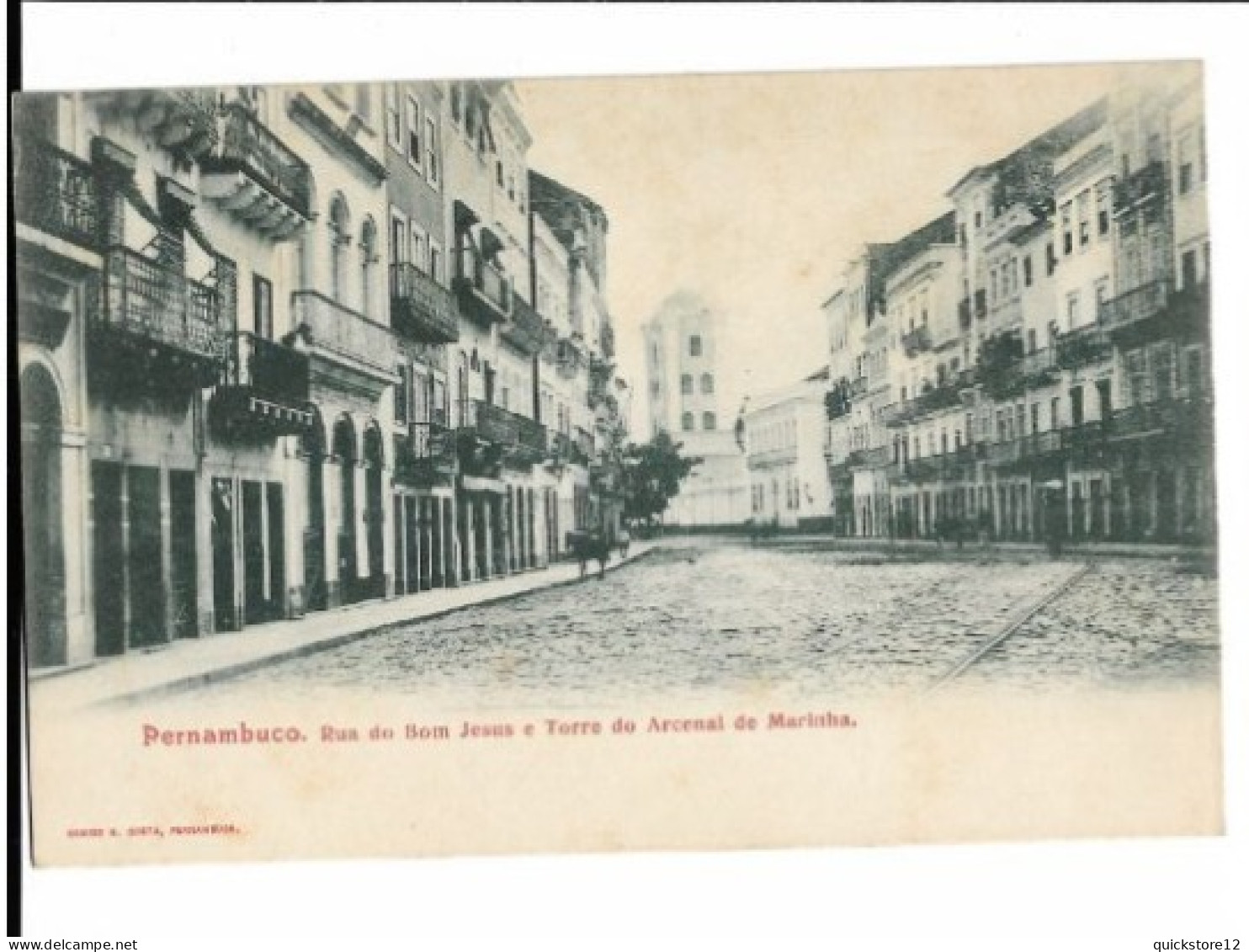 Pernambuco - Rua Do Bom Jesus E Torre Do Arcenal De Marinha  - 7115 - Andere