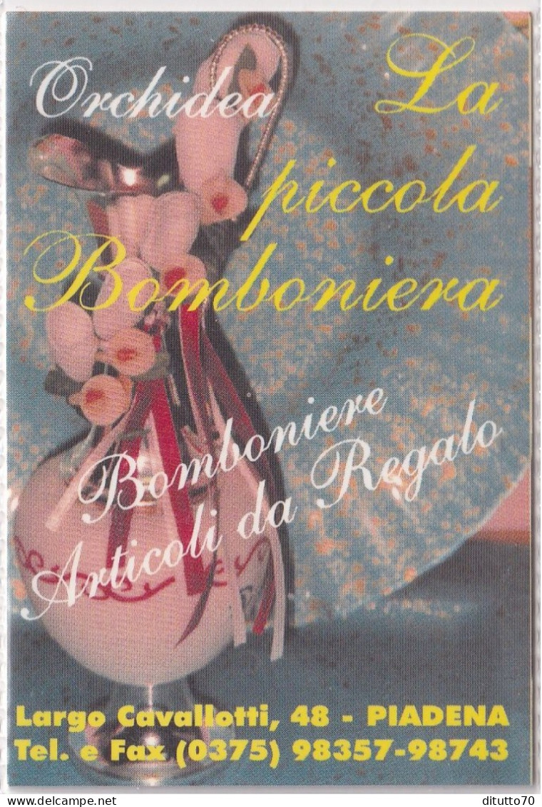 Calendarietto - La Piccola Bomboniera - Piadena - Anno 1998 - Formato Piccolo : 1991-00