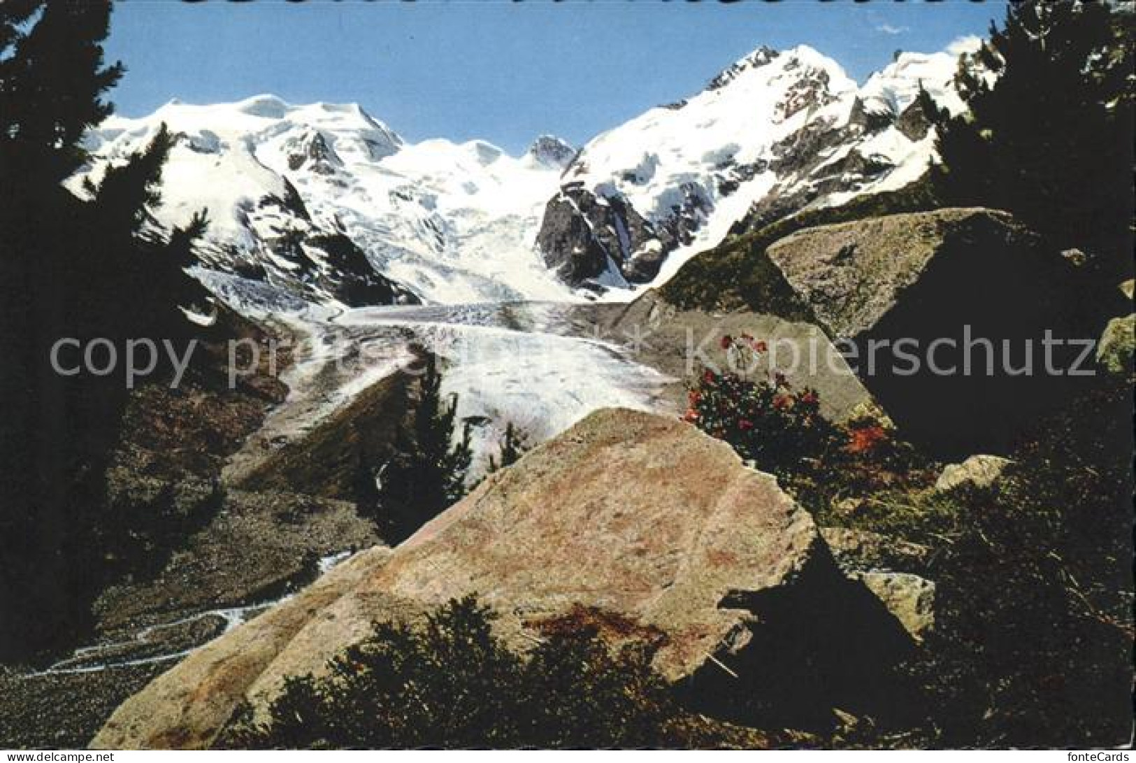 11780860 Morteratschgletscher Mit Piz Bellavista Crast Aguezza Piz Bernina Morte - Autres & Non Classés