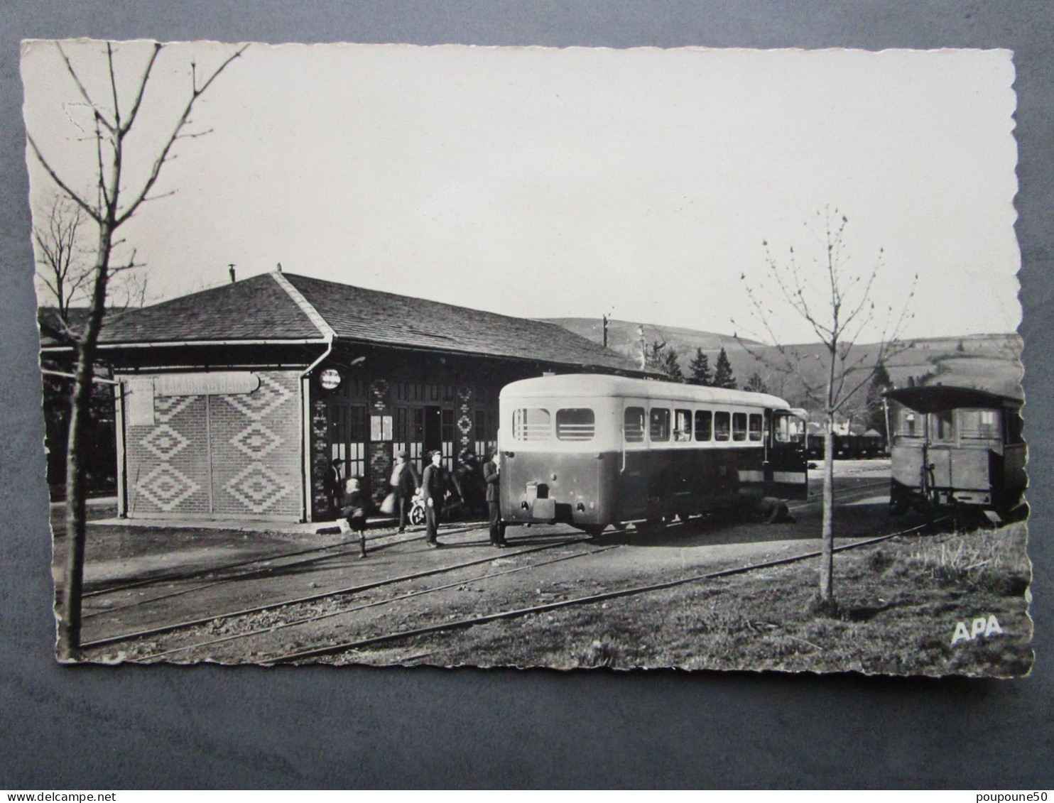 CP 81 Tarn  LACAUNE LES BAINS -  Autorail  , La Gare Vers 1950 - Sonstige & Ohne Zuordnung