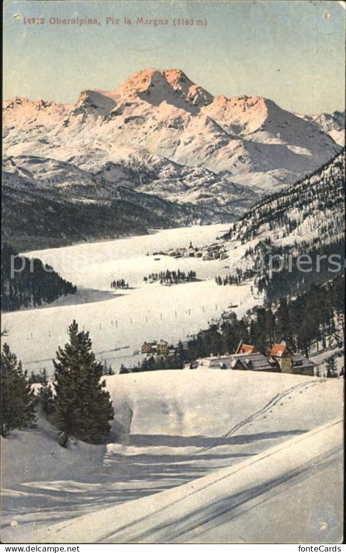 11780810 St Moritz GR Oberalpina Mit Piz La Margna St. Moritz - Autres & Non Classés