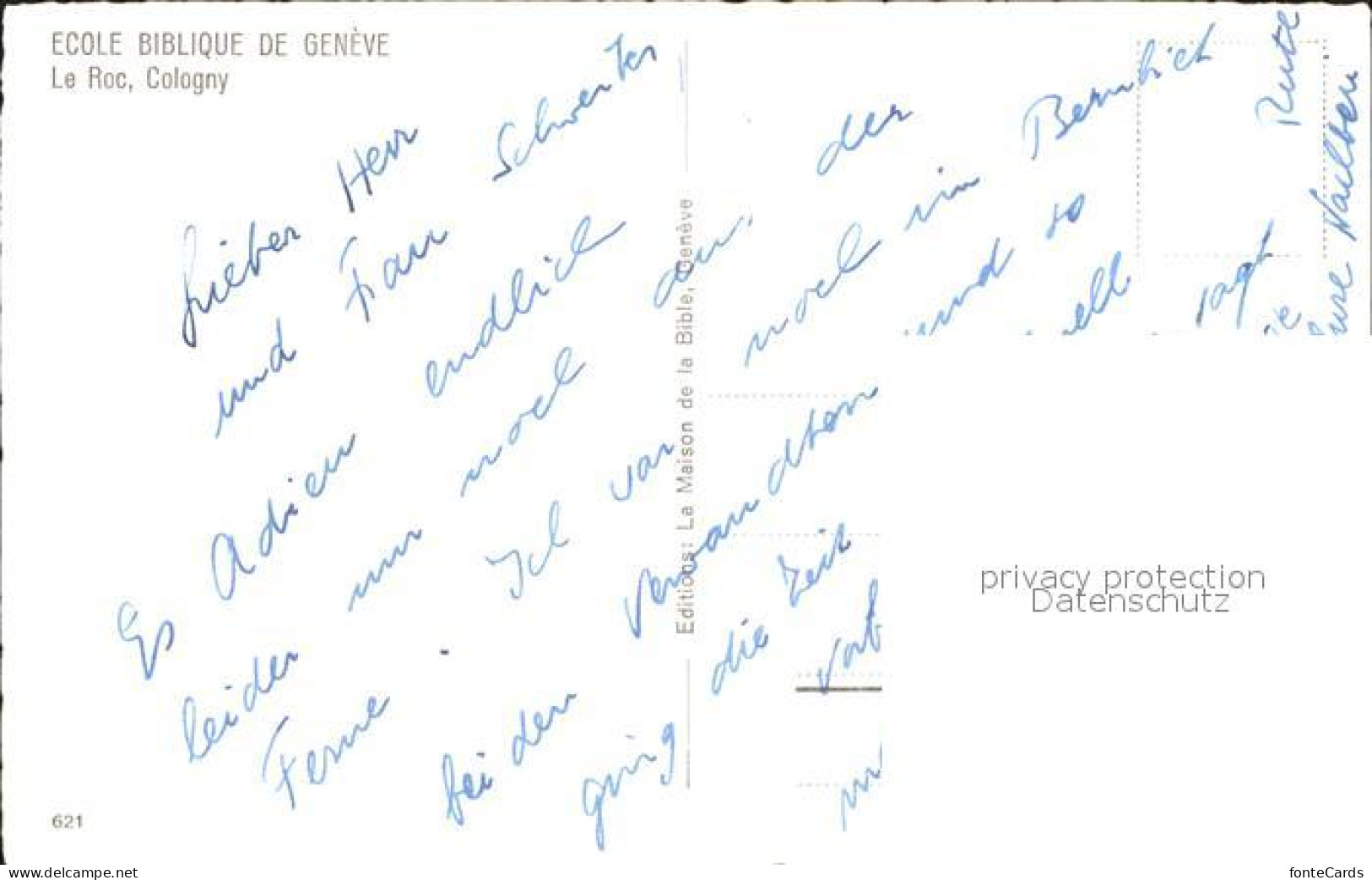 11779382 Geneve GE Ecole Biblique De Geneve Le Roc Cologny Geneve GE - Other & Unclassified