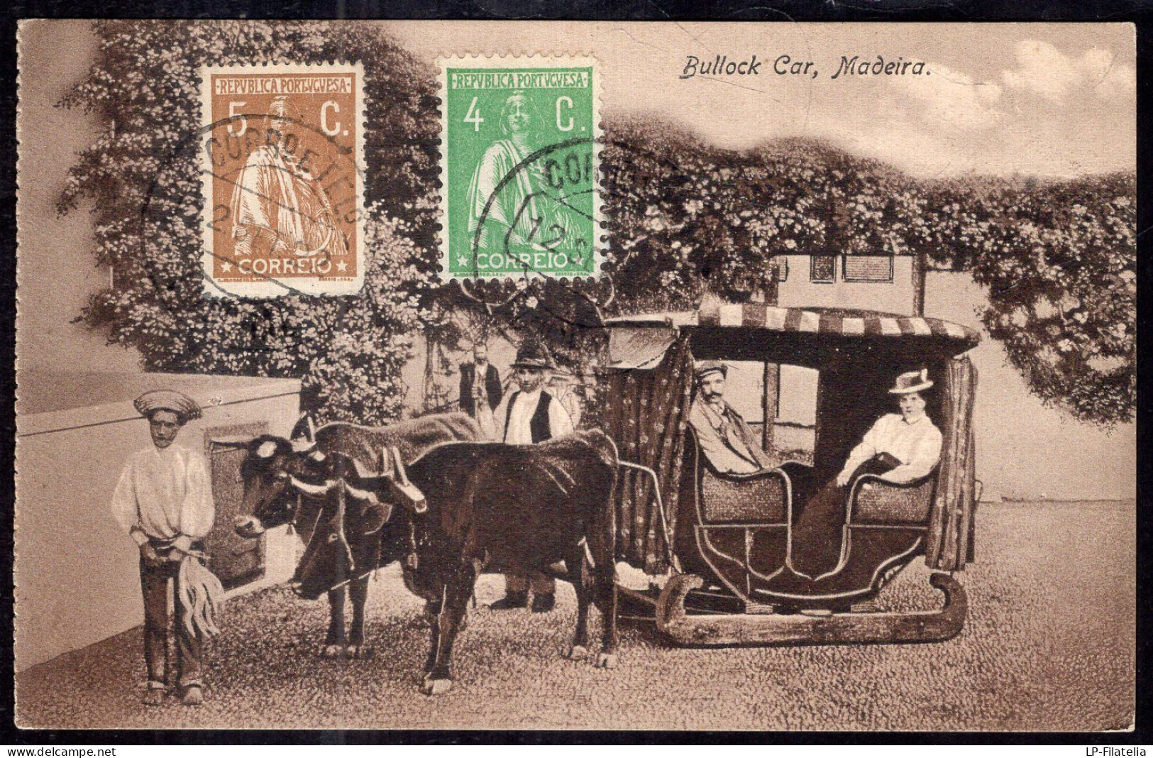 Portugal - 1922 - Madeira - Bullock Cara - Madeira