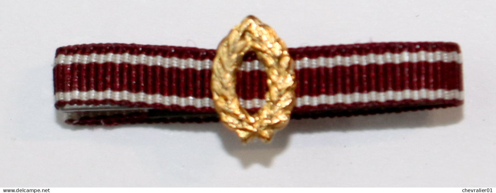 Médaille-BE-011A_fixe Ruban_Ordre De La Couronne_Palmes Or_21-08 - Belgium