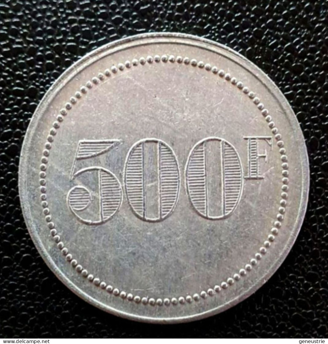 Jeton De Nécessité "500F Librairie Joseph Gibert - Service Intérieur - Paris" - Monetary / Of Necessity
