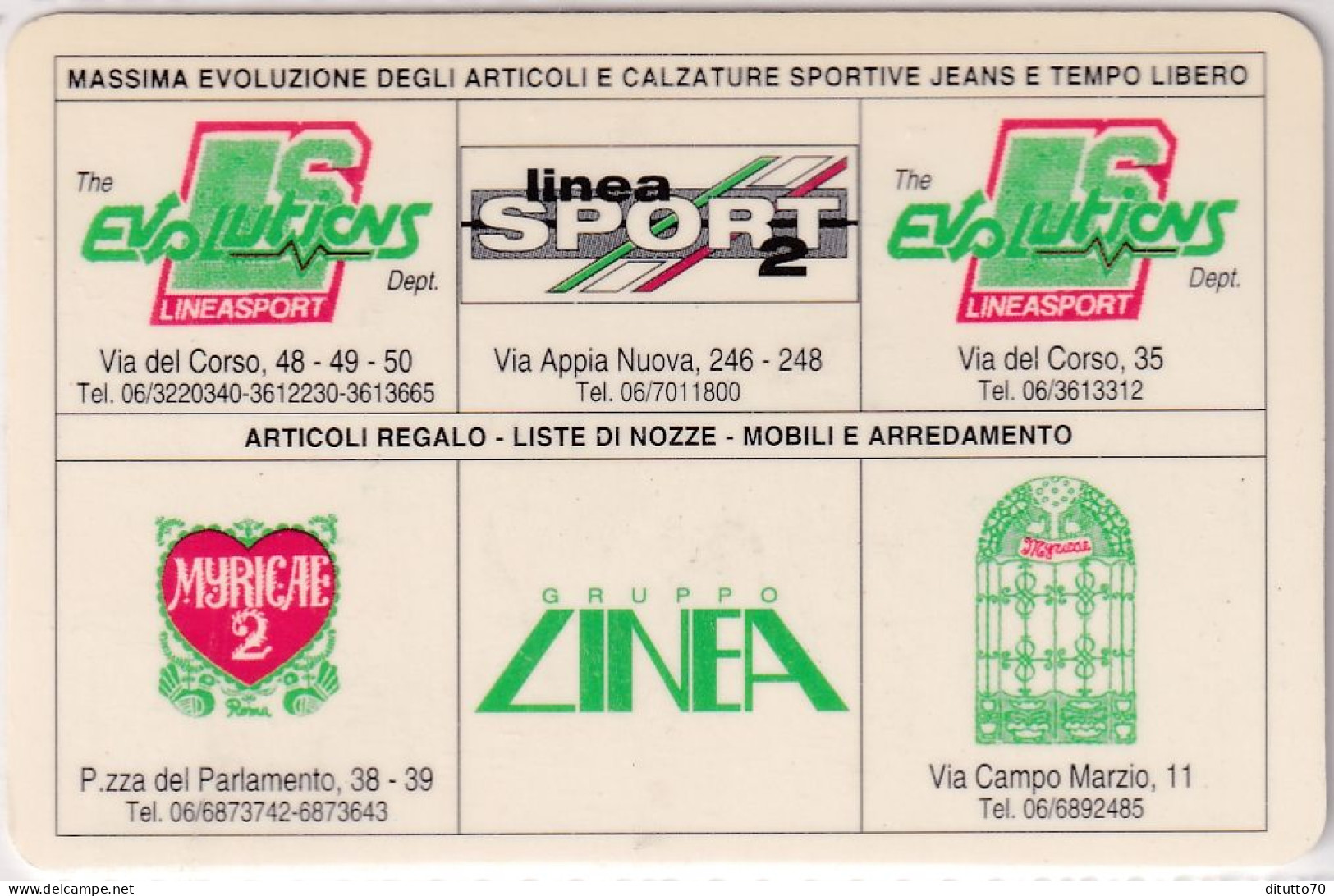 Calendarietto - Linda Sport 2  -  - Anno 1998 - Small : 1991-00