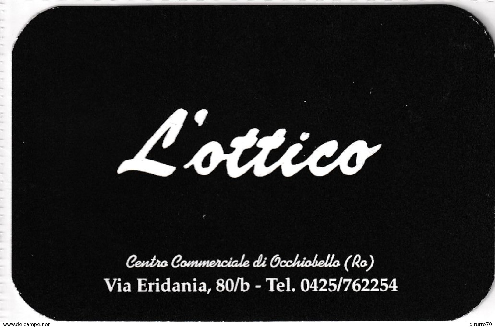 Calendarietto - L'ottico - Rovigo - Anno 1998 - Petit Format : 1991-00