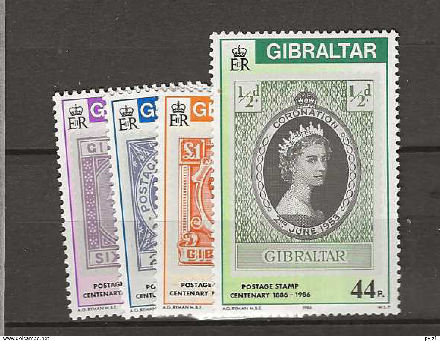 1986 MNH Gibraltar Mi 505-09 Postfris ** - Gibilterra