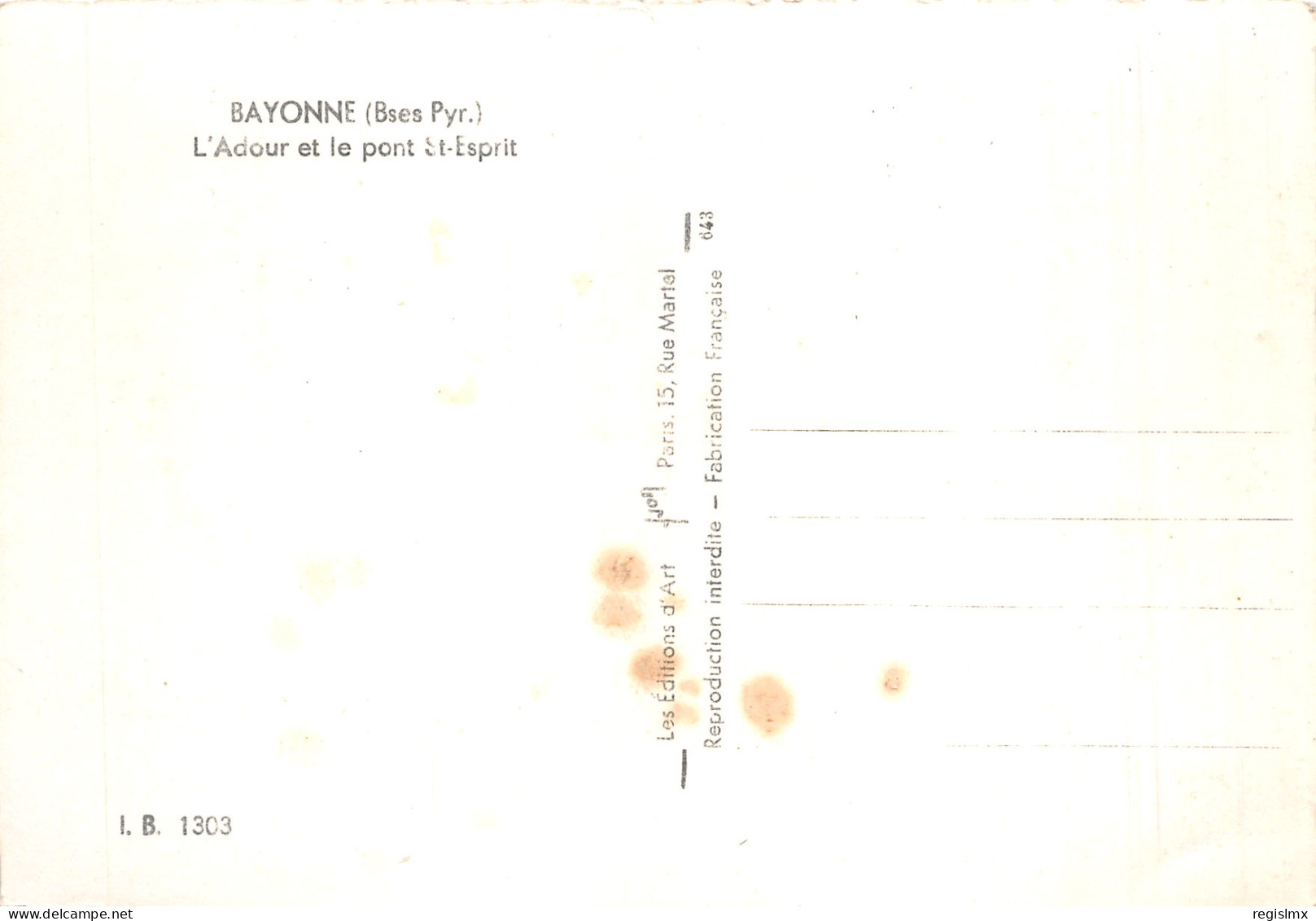 64-BAYONNE-N°2109-A/0277 - Bayonne