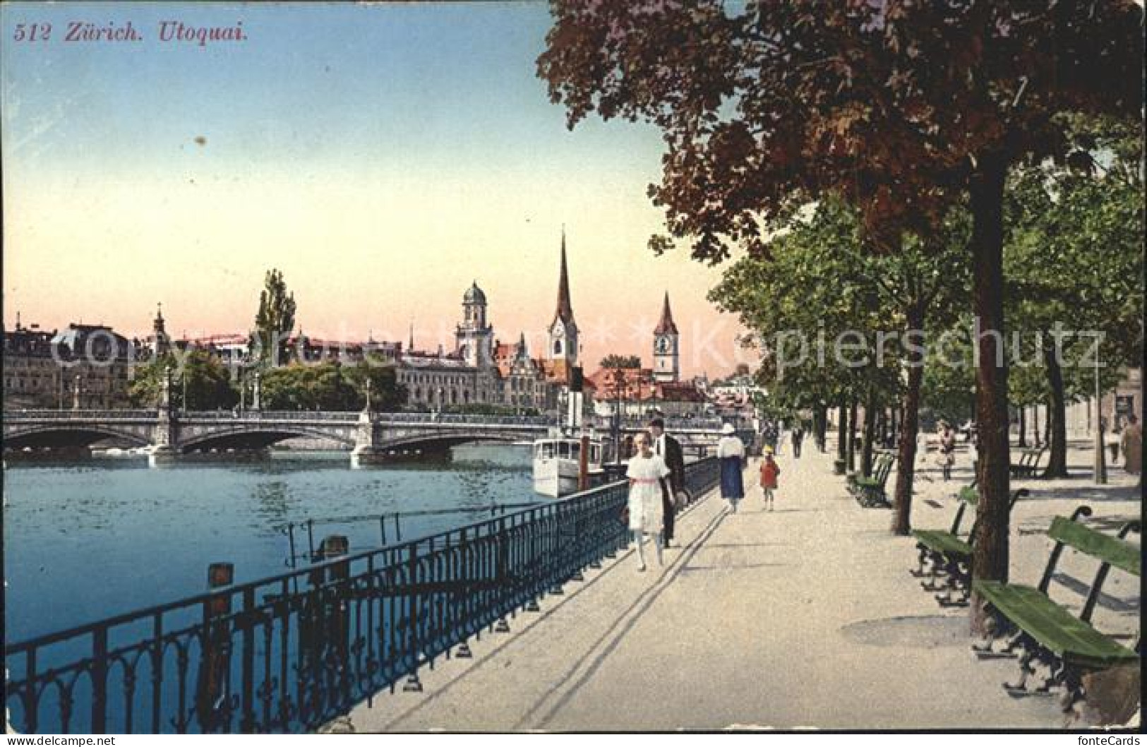 11778933 Zuerich Utoquai Limmatbruecke Zuerich - Autres & Non Classés