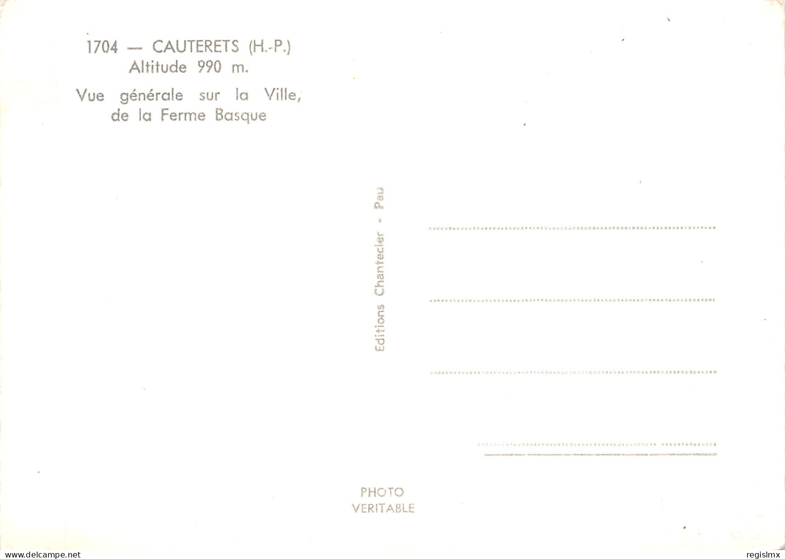 65-CAUTERETS FERME BASQUE-N°2109-C/0051 - Cauterets