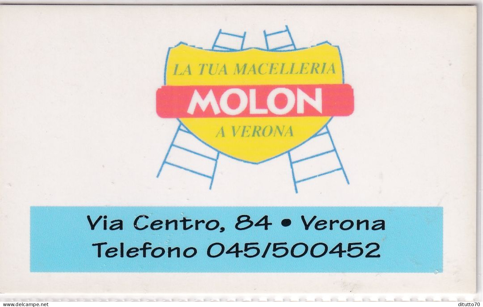 Calendarietto - Molon - La Tua Maccelleria - Verona - Anno 1997 - Petit Format : 1991-00