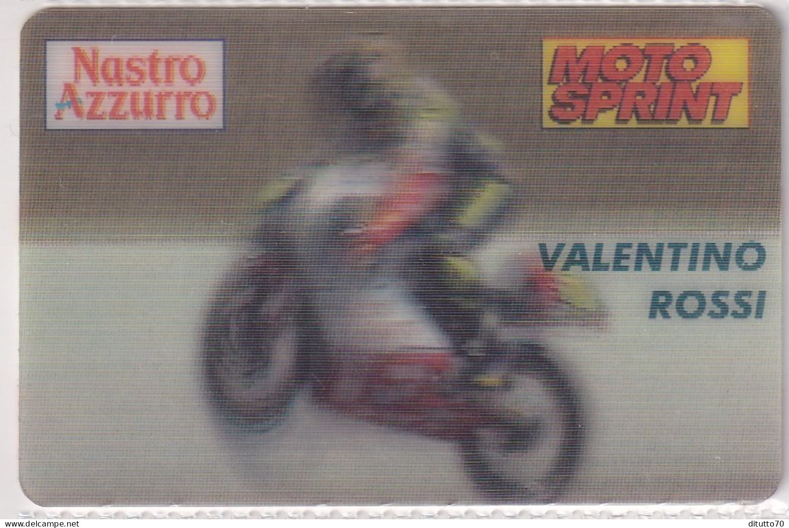 Calendarietto - Nastro Azzurro - Moto Sprint - Valentino Rossi - Anno 1998 - Petit Format : 1991-00