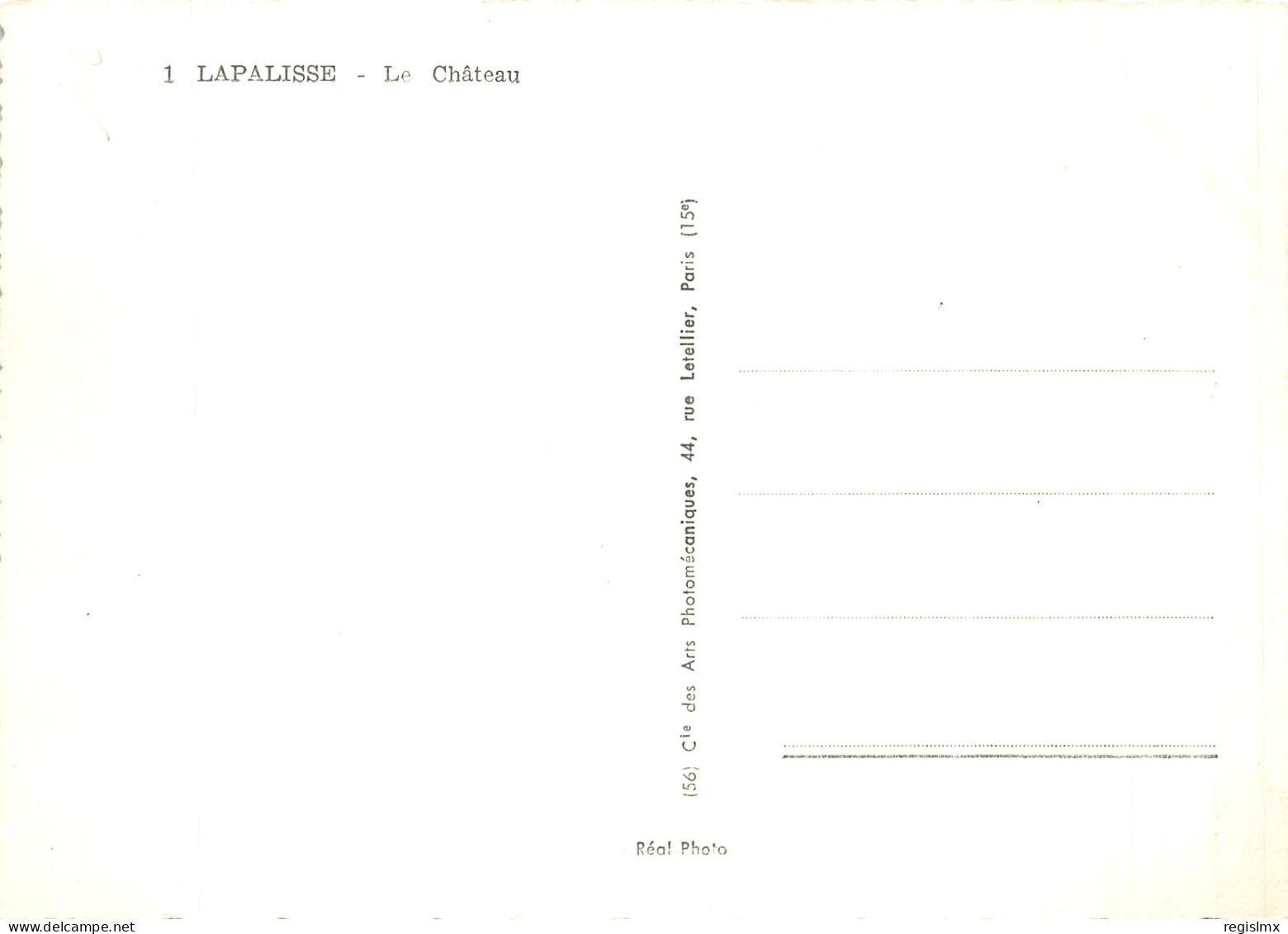 03-LAPALISSE LE CHATEAU-N°2110-B/0065 - Lapalisse