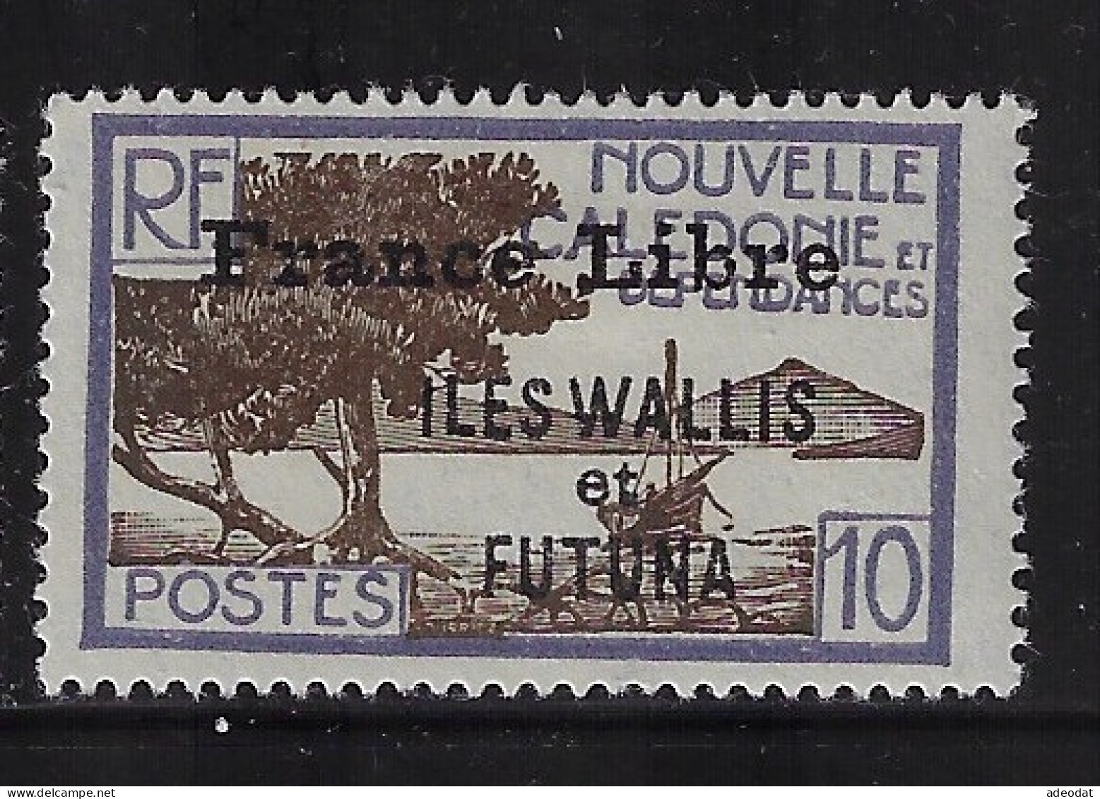 WALLIS & FUTUNA  1941  FRANCE LIBRE  SCOTT # 99  MNH - Ungebraucht