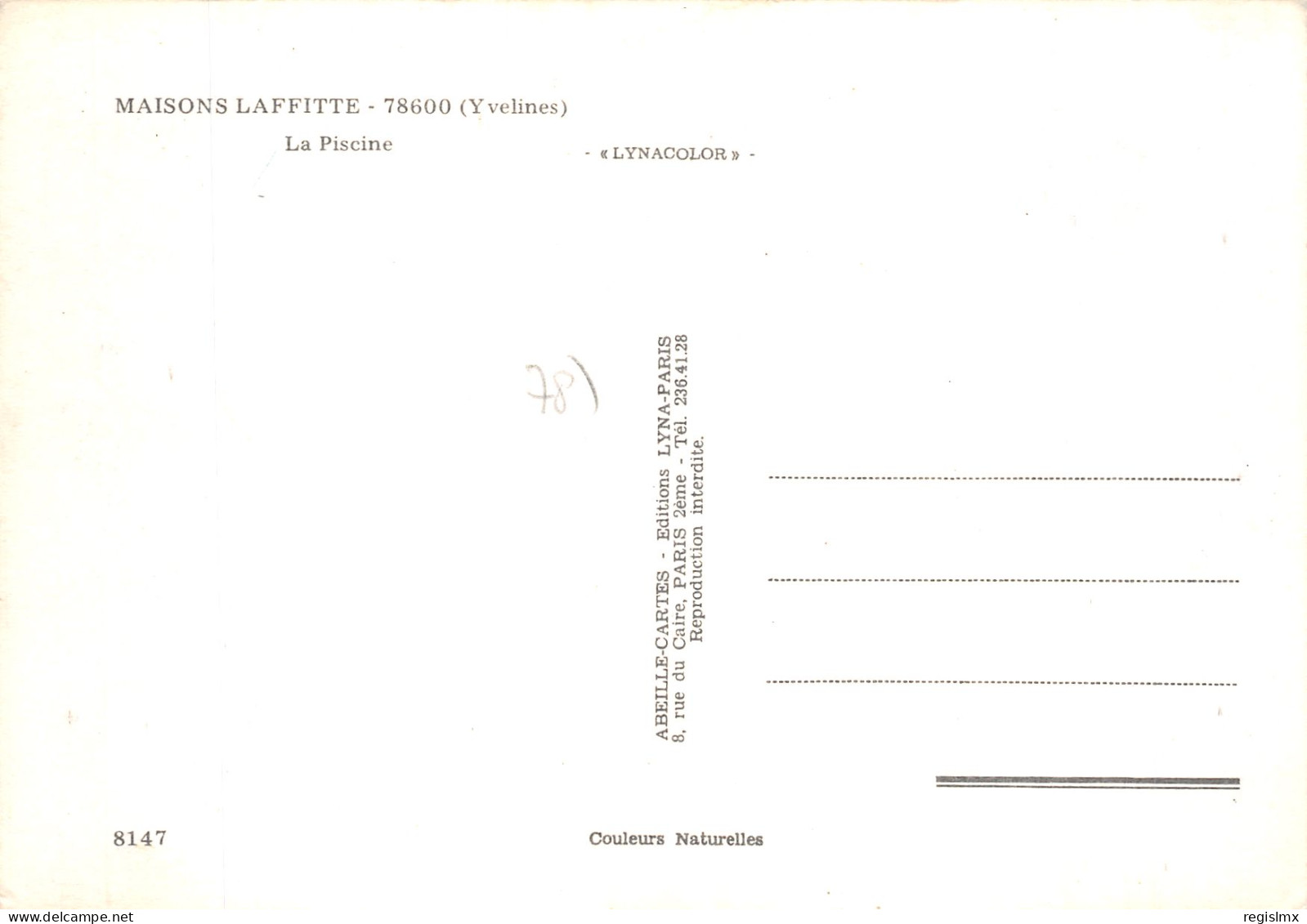 78-MAISONS LAFFITTE-N°2112-A/0171 - Maisons-Laffitte