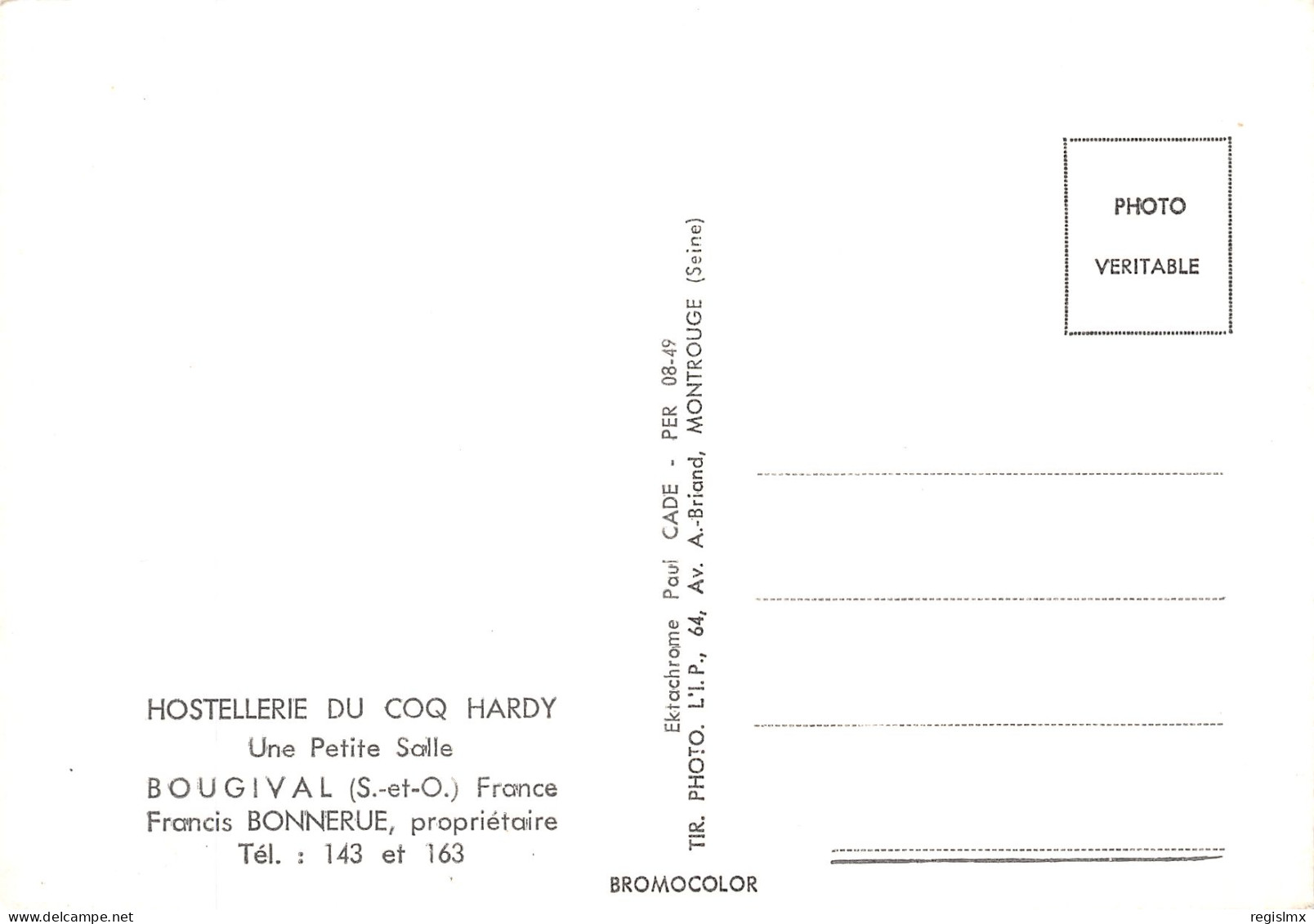 78-BOUGIVAL HOSTELLERIE DU COQ HARDY-N°2112-A/0159 - Bougival