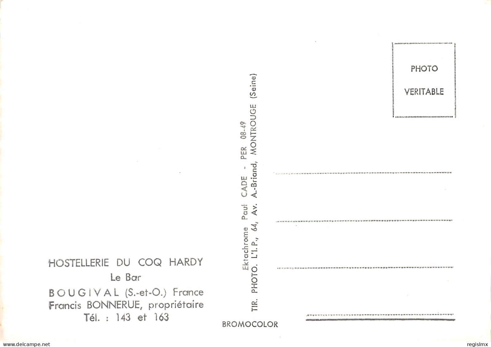 78-BOUGIVAL HOSTELLERIE DU COQ HARDY-N°2112-A/0151 - Bougival