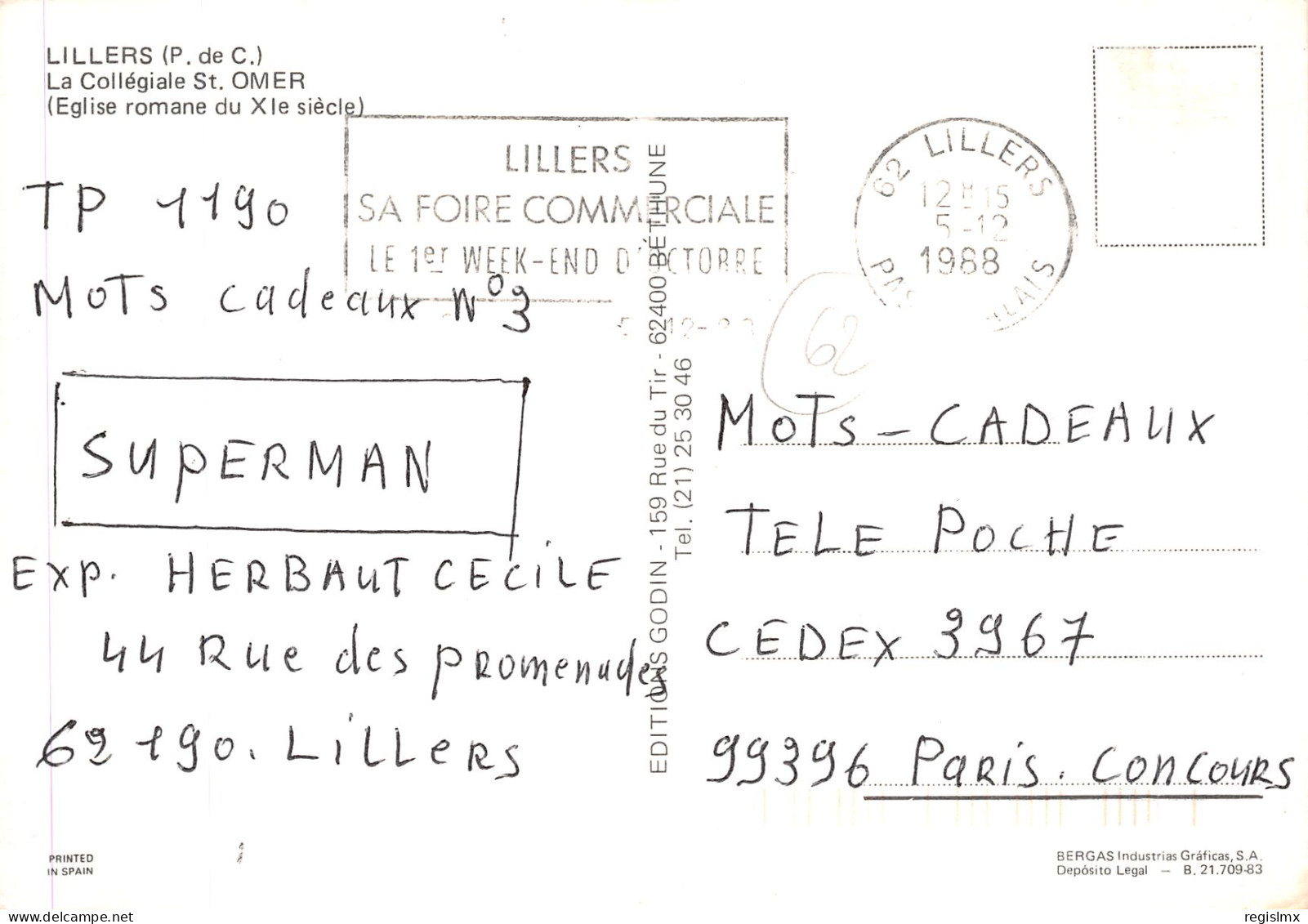 62-LILLERS-N°2111-C/0343 - Lillers