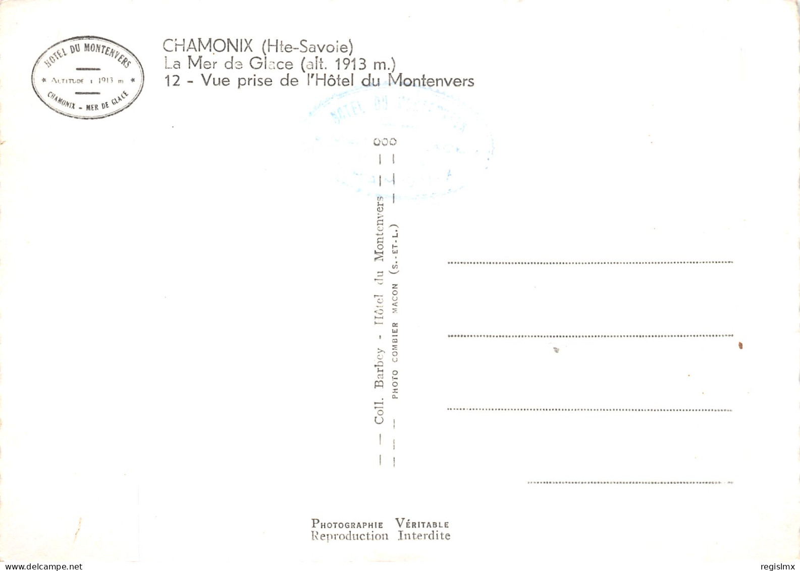 74-CHAMONIX MER DE GLACE-N°2112-C/0345 - Chamonix-Mont-Blanc