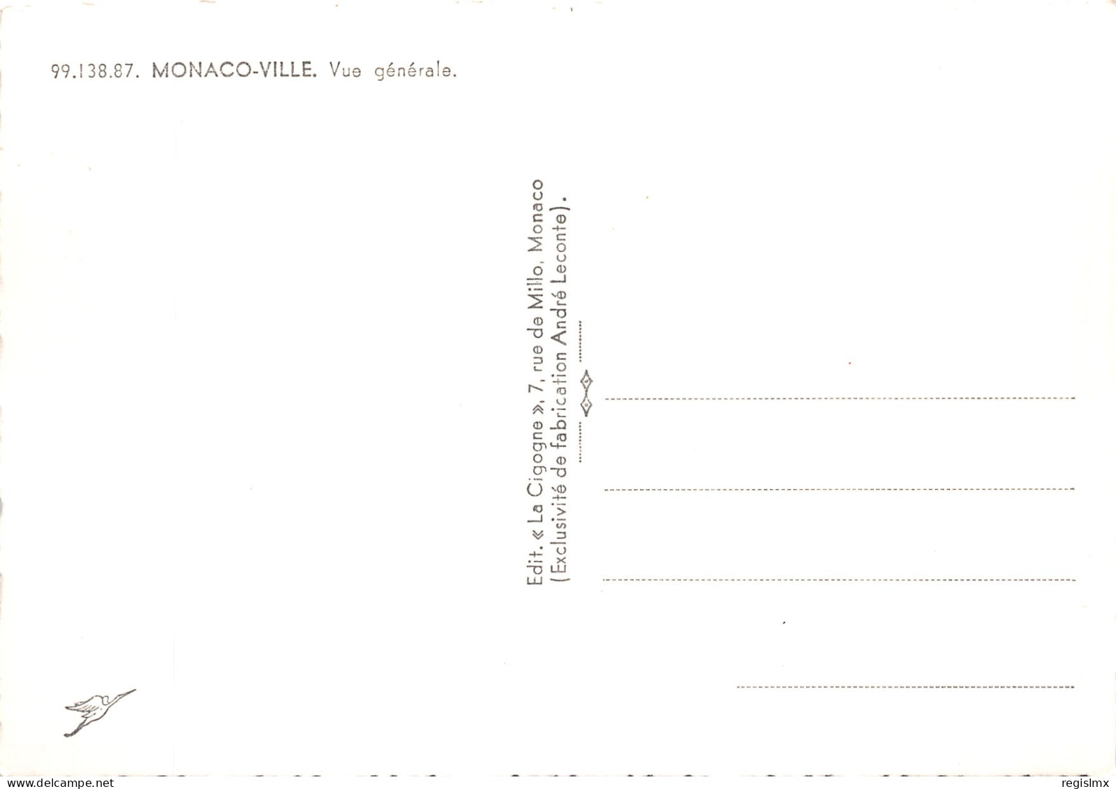 98-MONACO VILLE-N°2112-C/0137 - Other & Unclassified