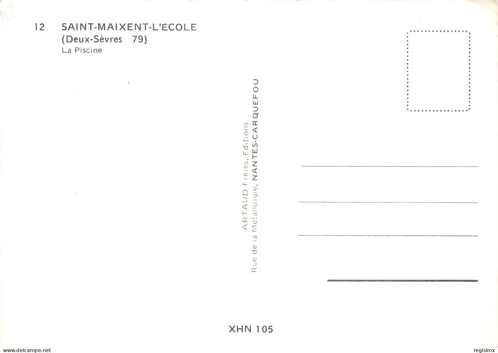 79-SAINT MAIXENT L ECOLE-N°2112-A/0271 - Saint Maixent L'Ecole