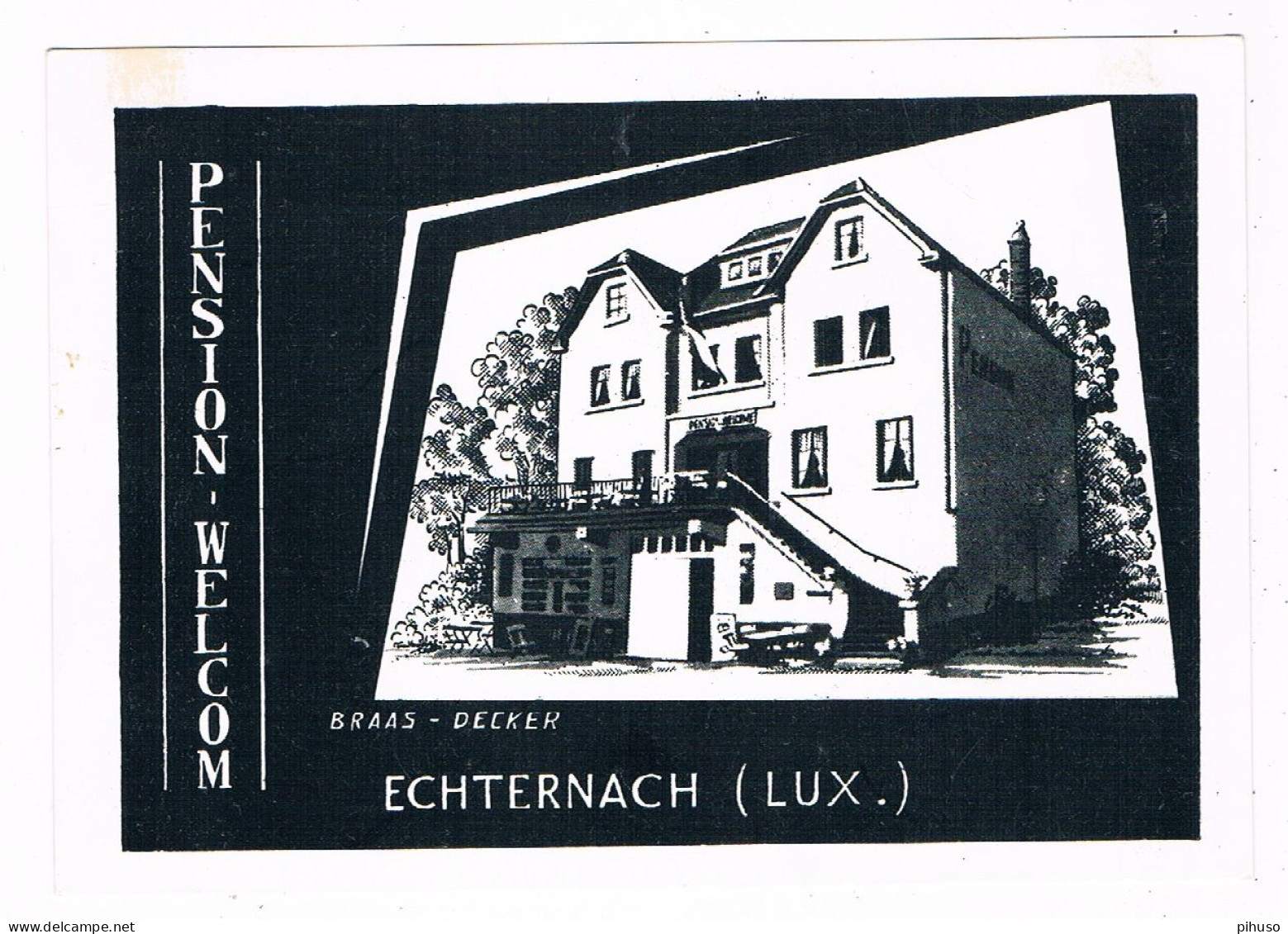 L-3266  ECHTERNACH : Pension Welcom - Echternach