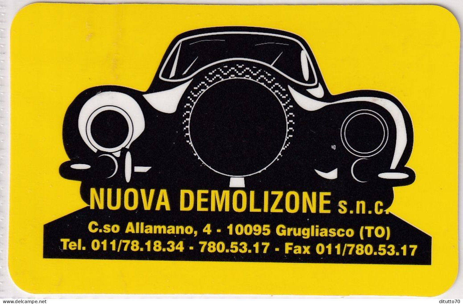 Calendarietto - Nuova  Demolizione - Grugliasco - Torino - Anno 1998 - Petit Format : 1991-00