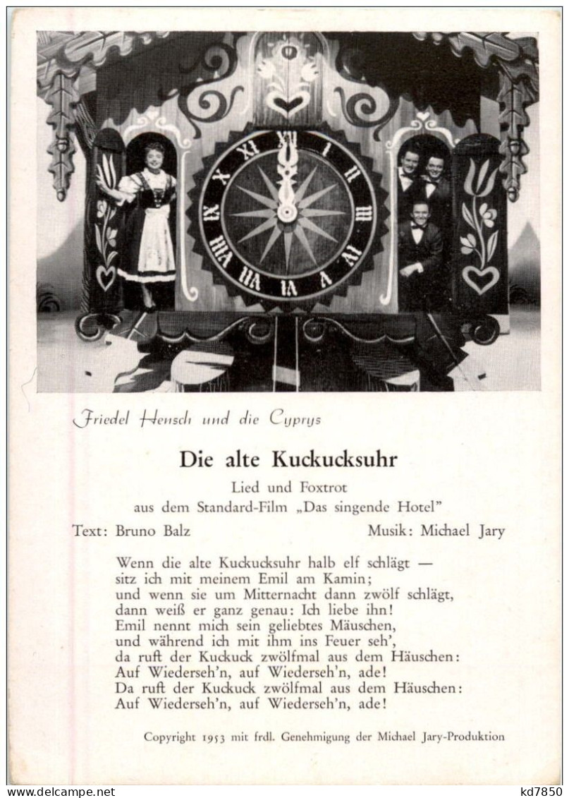 Friedel Hensch Und Die Cyprys - Die Alte Kuckucksuhr - Music And Musicians