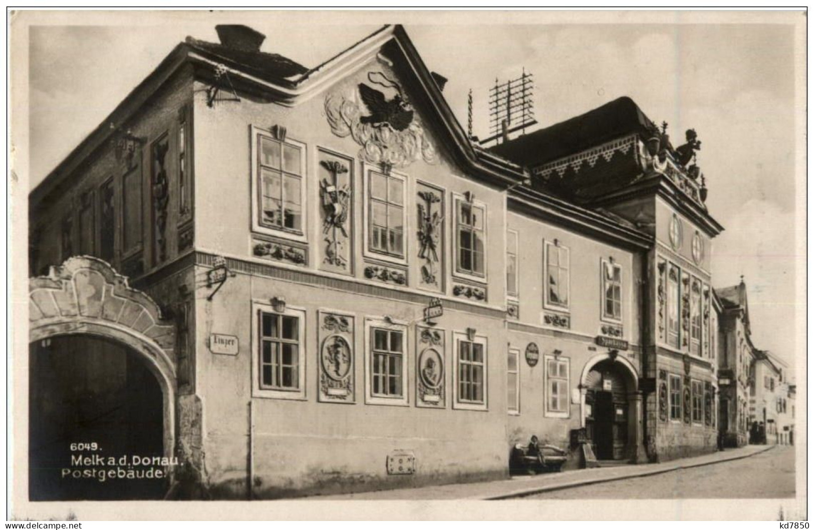 Melk A D Donau - Postgebäude - Melk