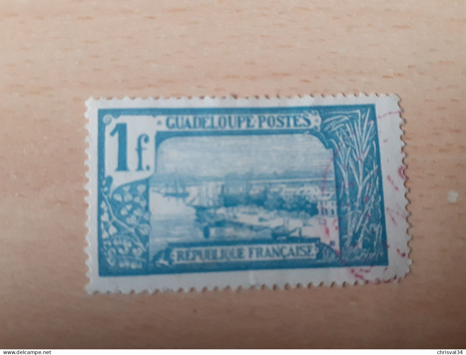 TIMBRE   GUADELOUPE       N  88     COTE  1,25   EUROS  OBLITERE - Gebruikt