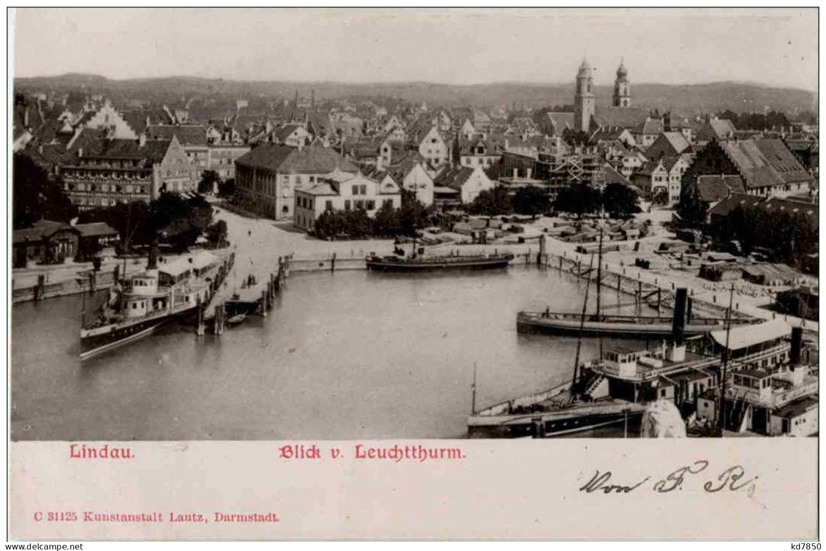 Lindau - Blick Vom Leuchtthurm - Lindau A. Bodensee