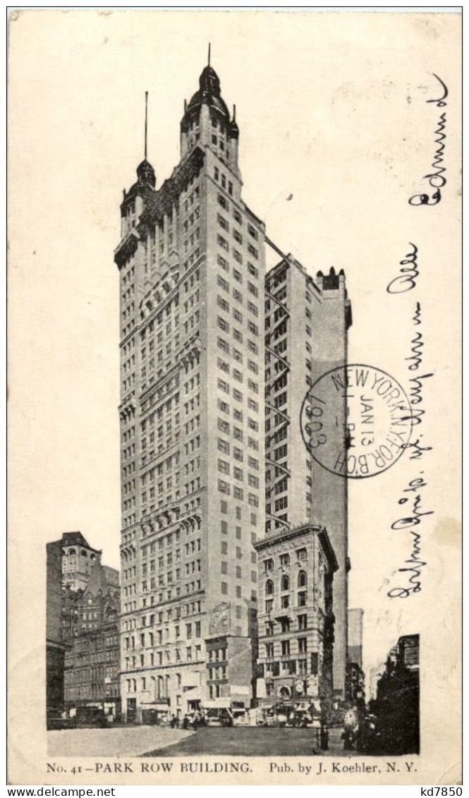 New York - Park Row Building - Autres & Non Classés