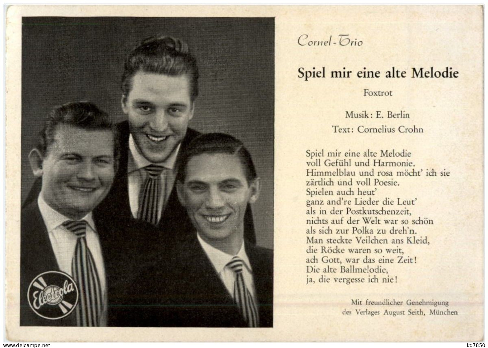 Cornel Trio - Musik Und Musikanten