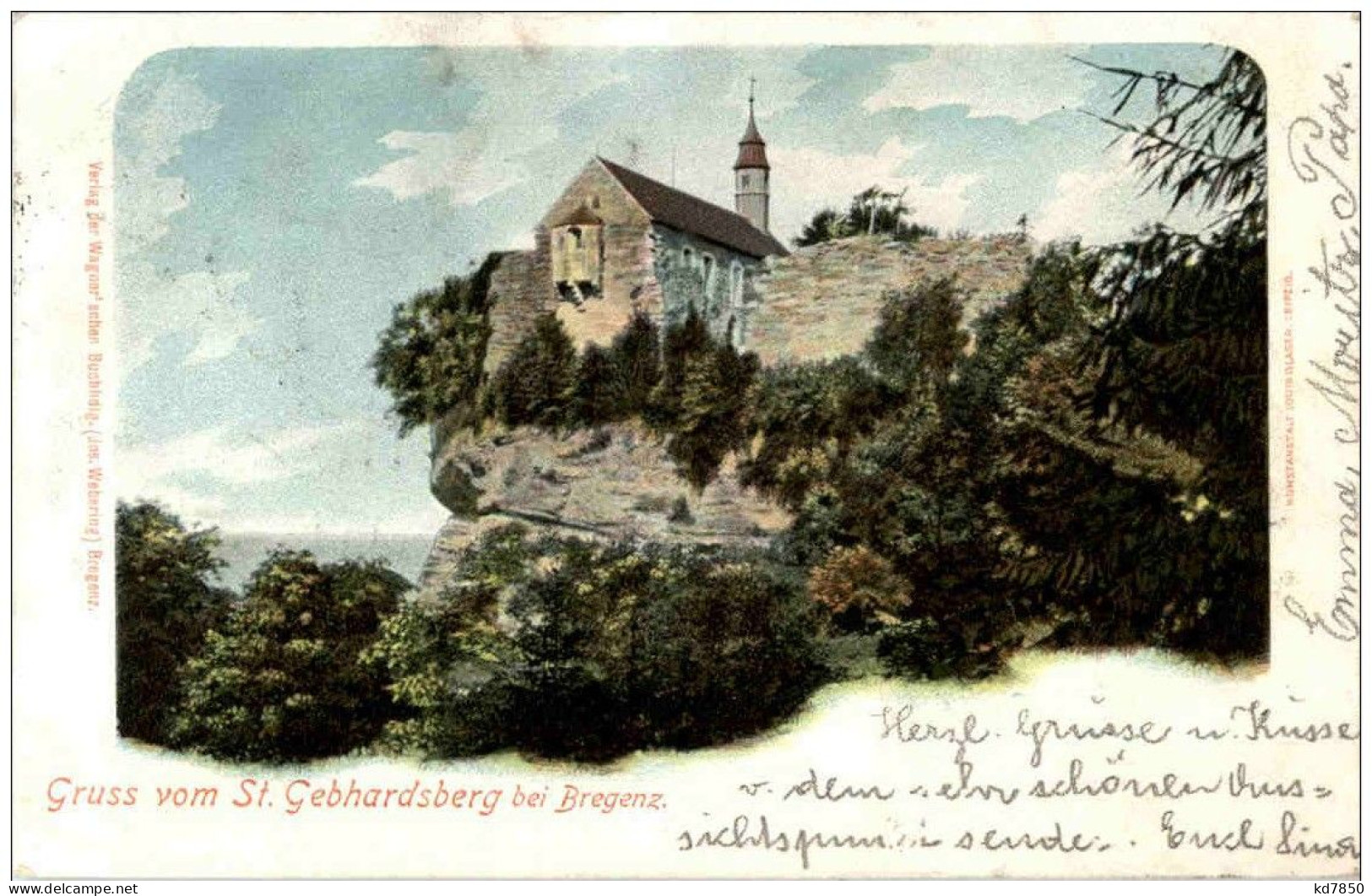 Gruss Vom St. Gebhardsberg Bei Bregenz - Otros & Sin Clasificación