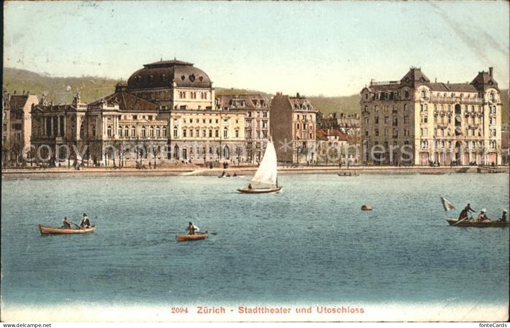 11778644 Zuerich Stadttheater Und Utoschloss Zuerich - Other & Unclassified