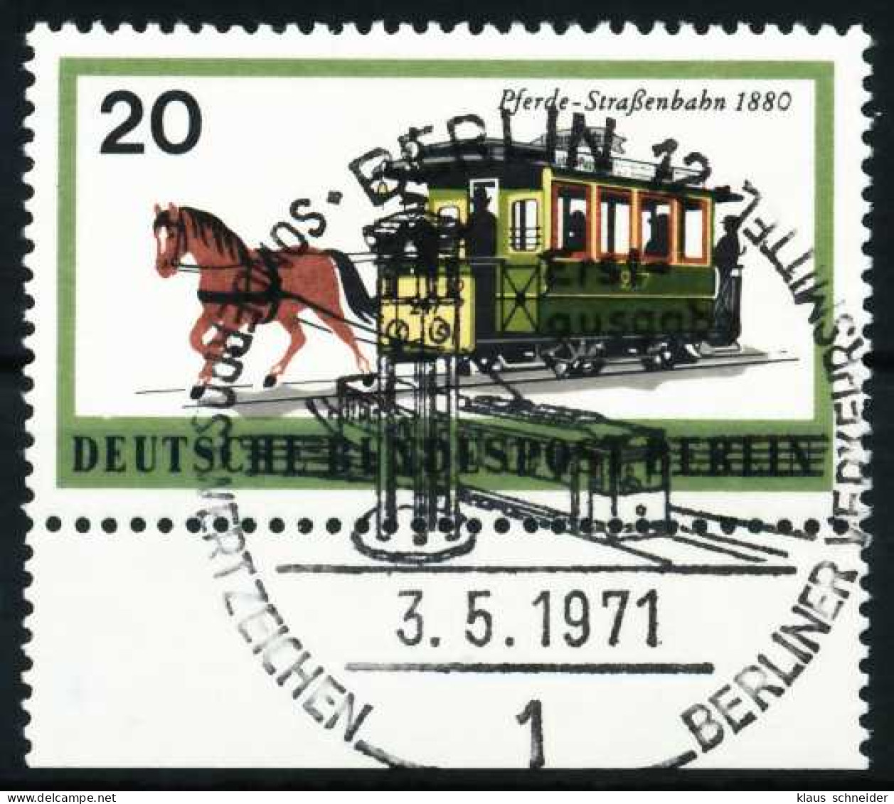 BERLIN 1971 Nr 381 ZENTR-ESST URA X5E8226 - Gebruikt