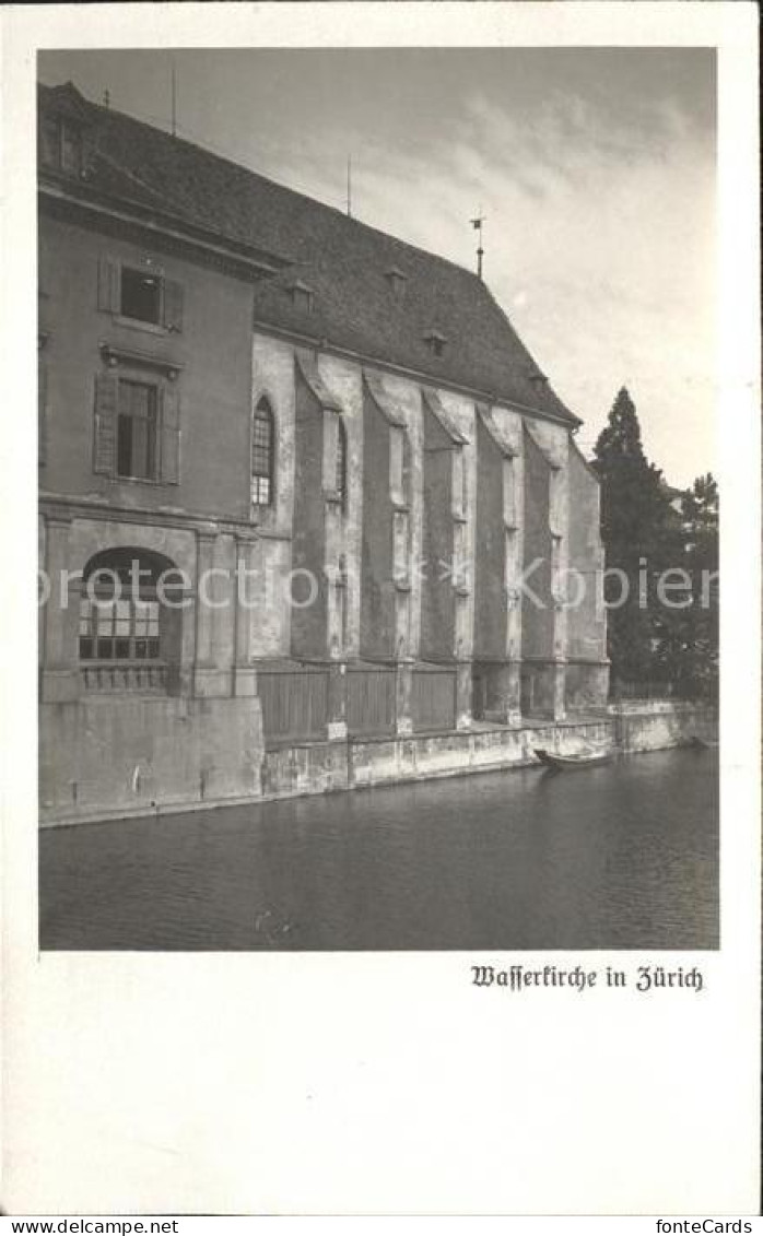 11778608 Zuerich Wasserkirche Zuerich - Autres & Non Classés