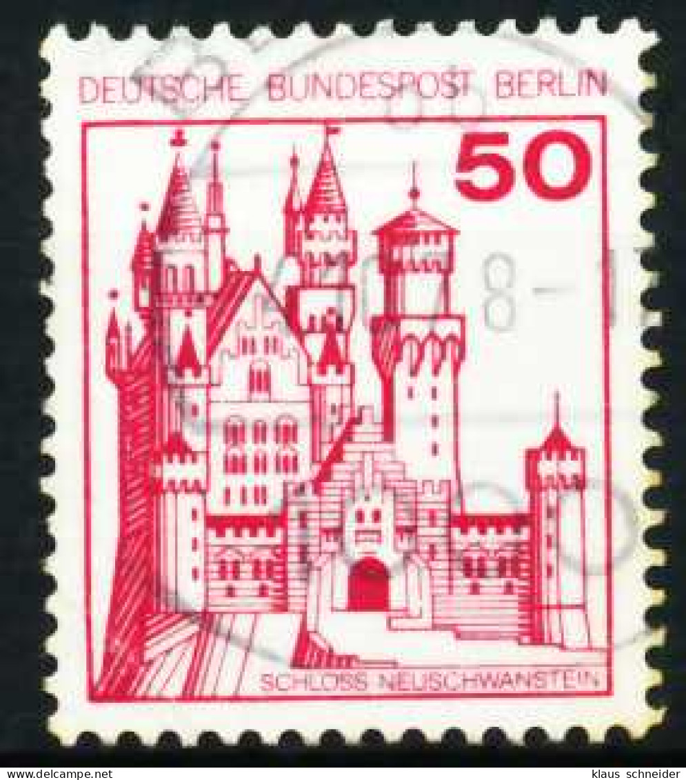 BERLIN DS BURGEN U. SCHLÖSSER Nr 536A Zentrisch Gestempelt X61E686 - Used Stamps