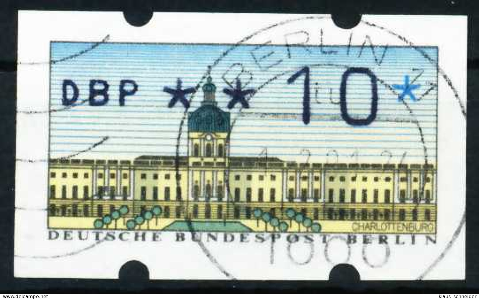 BERLIN ATM 1987 Nr 1-010 Zentrisch Gestempelt X636ABE - Oblitérés