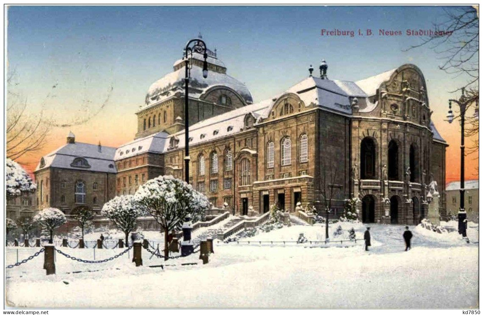 Freiburg Im Breisgau - Neues Stadttheater Im Winter - Freiburg I. Br.