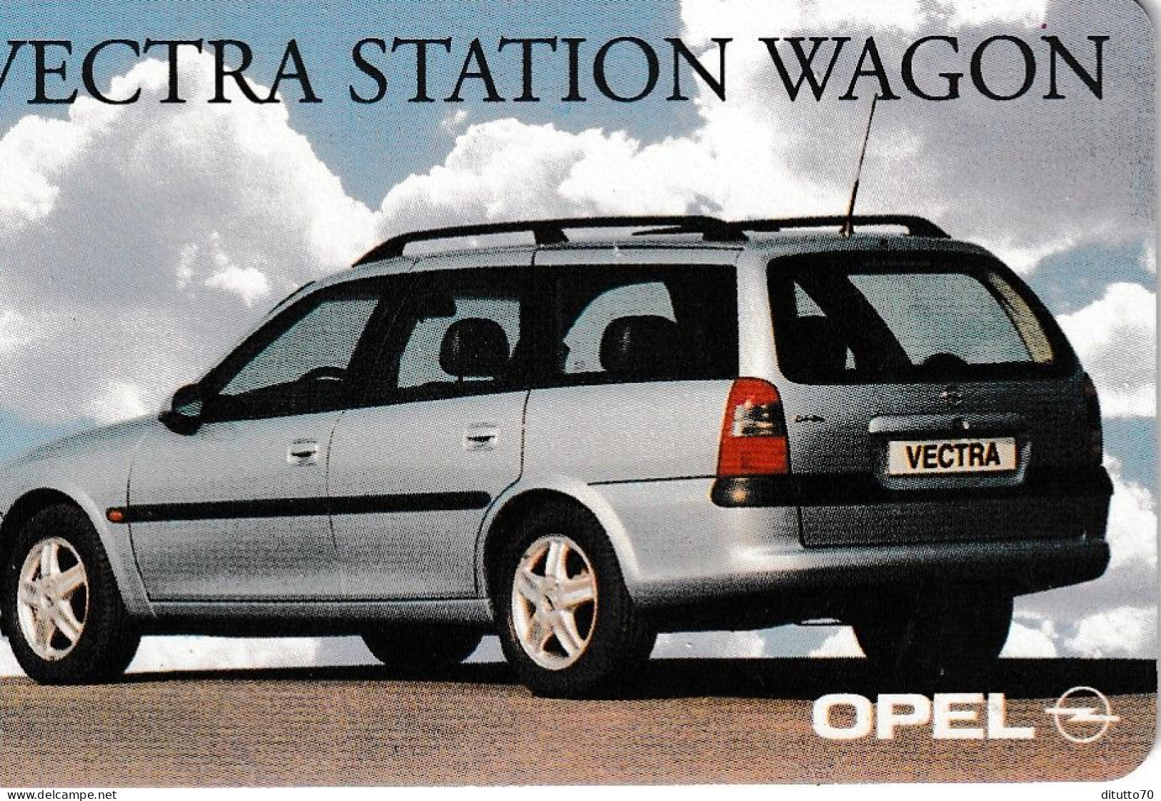 Calendarietto - Opel Vectra Station Wangon - Autocentralwe - Pesaro - Anno 1997 - Petit Format : 1991-00