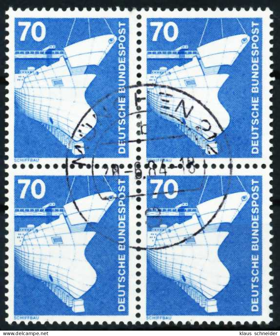 BRD DS INDUSTRIE U. TECHNIK Nr 852 Zentrisch Gestempelt VIER X66C342 - Used Stamps