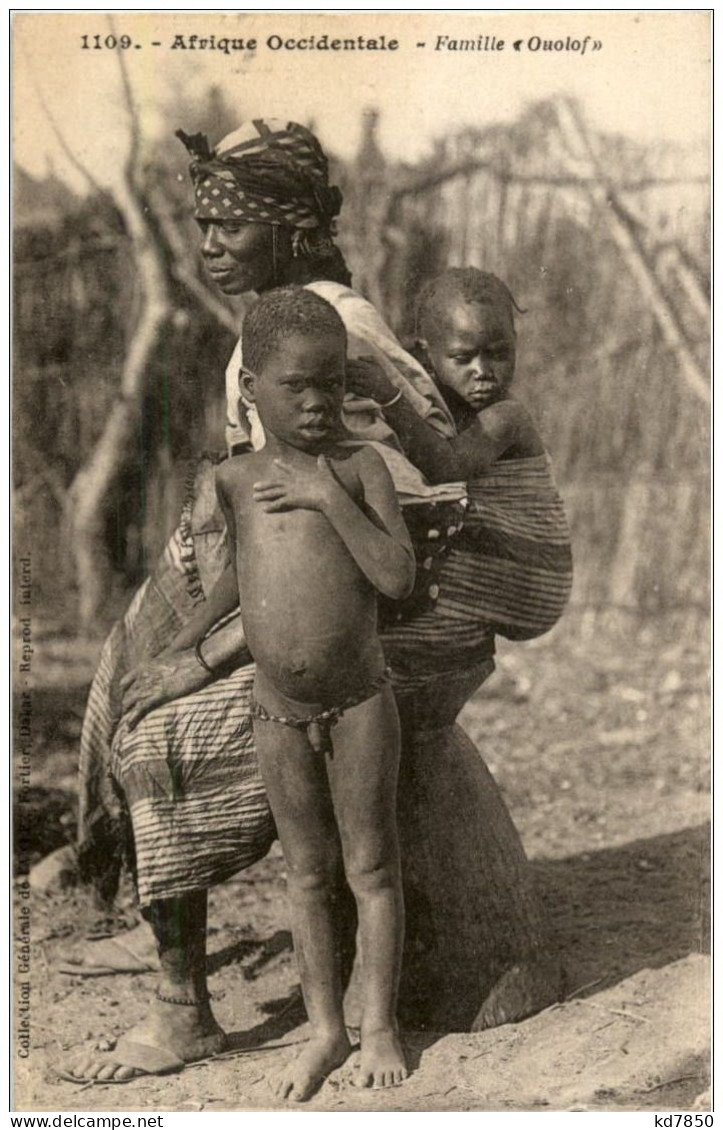 Afrique Occidentale - Familie Ouolof - Senegal