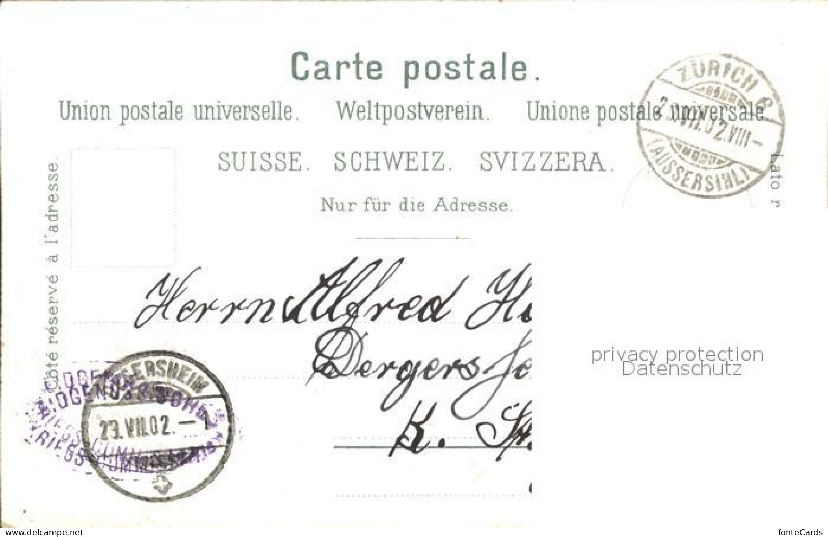 11778583 Zuerich Caserne Zuerich - Andere & Zonder Classificatie