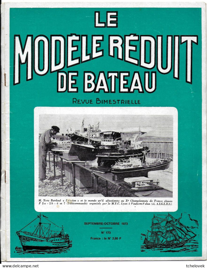 (Livres). Le Modele Reduit De Bateaux N° 173 (1973). Croiseurs Auxillaires Allemands, Portes Avions, Brises Glaces... - Boten